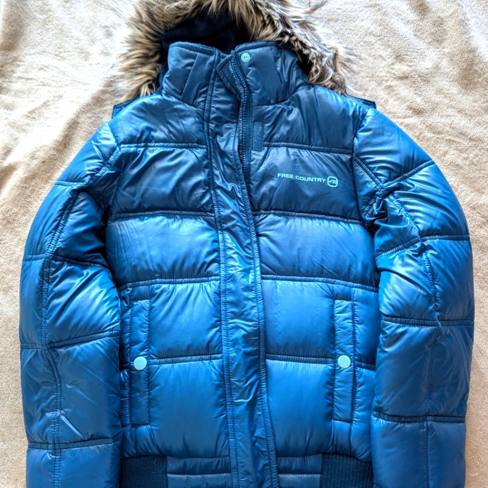 Kids Winter Coat with removable hood